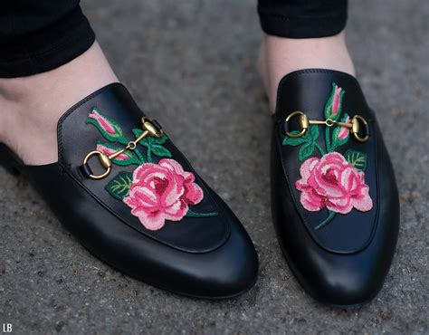 embroidered gucci loafers|Gucci loafers female.